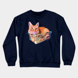 Cats are liquid Crewneck Sweatshirt